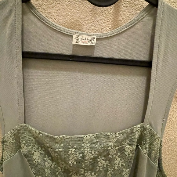 Free People Dress size large - mint green - Picture 6 of 7